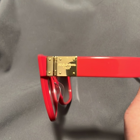 Dolce & Gabbana Authentic Red gradient lenses with Gold insignia - Picture 6 of 8